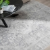 Tapis 80 x 150 cm Gris Polyester Coton