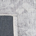 Dywan 80 x 150 cm Szary Poliester Bawełna
