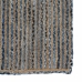 Teppich natürlich Blau Baumwolle Jute 230 x 160 cm