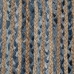 Teppich natürlich Blau Baumwolle Jute 230 x 160 cm