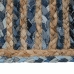 koberec Přírodní Modrý Bavlna Juta 170 x 70 cm