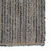 Tapis 290 x 200 cm Naturel Bleu Coton Jute