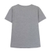 Camiseta de Manga Corta Mujer Mickey Mouse Gris Gris oscuro