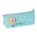 Estuche Escolar BlackFit8 Fly With Me Blanco Azul cielo (21 x 8 x 7 cm)