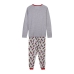 Pijama Minnie Mouse Gris Mujer