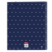 Ring binder Safta Paris Pink Navy Blue 27 x 32 x 3.5 cm