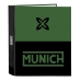 Biblioraft Munich Caviar Verde Negru A4 27 x 33 x 6 cm