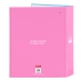 Biblioraft Benetton Spring Roz Albastru celest A4 27 x 33 x 6 cm