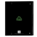 Biblioraft Kappa Black Verde Negru 27 x 32 x 3.5 cm