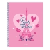 Agenda Safta Paris Rosa Blu Marino A4 120 Fogli