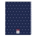 Agenda Safta Paris Rosa Blu Marino A4 120 Fogli