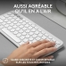 Bluetooth klaviatūra su atrama planšetei Logitech K380 Prancūzų Balta AZERTY