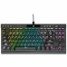 Bluetooth-tangentbord med tabletthållare Corsair K70 RGB TKL Svart Franska AZERTY