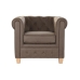 Fauteuil DKD Home Decor 80 x 80 x 70 cm Bois Crème