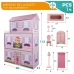 Casa delle Bambole Play & Learn 14 Parti 80 x 112 x 31 cm