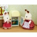 Action Figurer Sylvanian Families Mom Rabbit Chocolate / Refrigerator