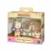 Action Figurer Sylvanian Families Chocolate Rabbit and Toilet Set