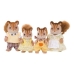 Dukker   Sylvanian Families 4172 Family Ecureuil Roux          