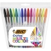 Kulepennsett Bic Cristal Multicolor 15 Deler Flerfarget 0,42 mm (15 Deler)