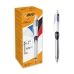 Pen med flydende blæk Bic 4Colours Stiftholder 3 farver Multifarvet 0,4 mm 0,7 mm (12 Dele)