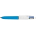 Boligrafo de tinta líquida Bic Mini 4Colours Blauw Wit 0,32 mm (12 Onderdelen)