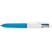 stylo à encre liquide Bic Mini 4Colours Bleu Blanc 0,32 mm (12 Pièces)