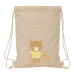 Bolsa Mochila con Cuerdas Safta Osito Beige 26 x 34 x 1 cm