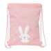 Skopåse med remmar Safta Bunny Rosa 26 x 34 x 1 cm