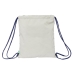 Rugtas met Koordjes Benetton Varsity Grijs Marineblauw 35 x 40 x 1 cm