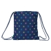 Saco Mochila com Cordas Benetton Cool Azul Marinho 35 x 40 x 1 cm