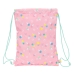 Ryggsekk med Stringer Peppa Pig Ice cream Rosa Mint 26 x 34 x 1 cm