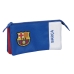 Dobbelbag F.C. Barcelona Blå Rødbrun 22 x 12 x 3 cm