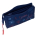 Trousse Fourre-Tout Double Spider-Man Neon Blue marine 22 x 12 x 3 cm