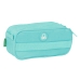 Trousse Fourre-Tout Triple Benetton Letter Vert 21,5 x 10 x 8 cm