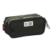 Portatodo Triple Kelme Travel Negro Verde 21,5 x 10 x 8 cm