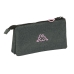 Kolmilokeroinen laukku Kappa Silver pink Harmaa 22 x 12 x 3 cm
