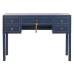 Bureau DKD Home Decor Blauw Gouden Metaal Pijnboom Hout MDF 110 x 35 x 78 cm