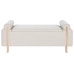 Banquette Home ESPRIT Beige Doré Pin 120 x 45 x 50 cm