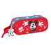 Dobbelbag Mickey Mouse Clubhouse Fantastic Blå Rød 21 x 8 x 6 cm