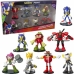 Figuras Articuladas Sonic Prime 8 Peças