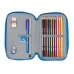 Dubbele etui Donald Blauw 12.5 x 19.5 x 4 cm (28 Onderdelen)