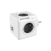 Forlængerledning Spand Allocacoc Powercube Original 1202 USB 250 V 16 A