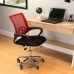 Chaise de Bureau Versa Noir Rouge Multicouleur 51 x 58 cm