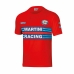 Camisola de Manga Curta Homem Sparco Martini Racing Vermelho