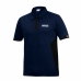 Herenpolo met Korte Mouwen Sparco S01367BMNR2M Blauw/Zwart M