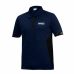 Koszulka Polo z krótkim rękawem Męska Sparco S01367BMNR2M Niebieski/Czarny M