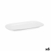 Plat à Gratin Bidasoa Glacial Blanc Céramique 31 x 18 cm (6 Unités) (Pack 6x)