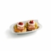 Piatto Quid Gastro Fun Piccolo Bianco Ceramica 15,5 x 10 cm (12 Unità) (Pack 12x)