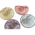 Sushisett DKD Home Decor 34 x 34 x 6,5 cm Tre Flerfarget Steintøy Orientalsk (12 enheter)