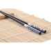 Sushi-Set DKD Home Decor 14,5 x 14,5 x 31 cm Schwarz Blau Steingut Orientalisch (16 Stücke)